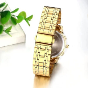 ساعت مچی عقربه‌ای کوارتز مردانه مدل طرحدار تک موتور کد 001
