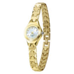 ساعت مچی عقربه‌ای کوارتز زنانه مدل بند دستبندی لوکس کد ۱.۲